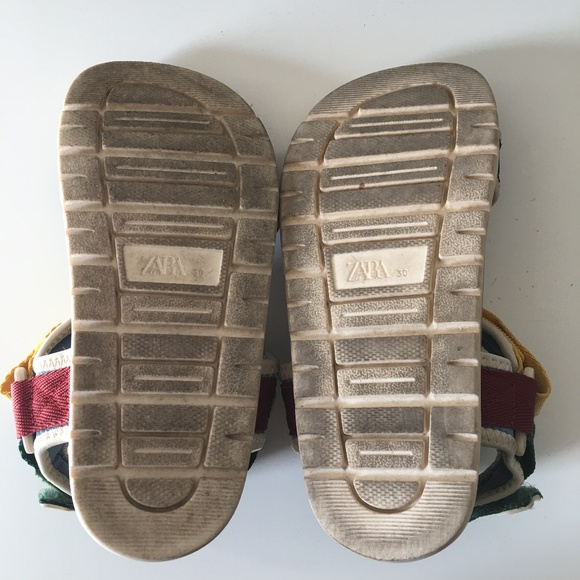 ZARA Colorful Strappy Sandals 12.5 - Picture 4 of 4